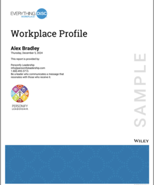 Everything DiSC Assessment on Catalyst